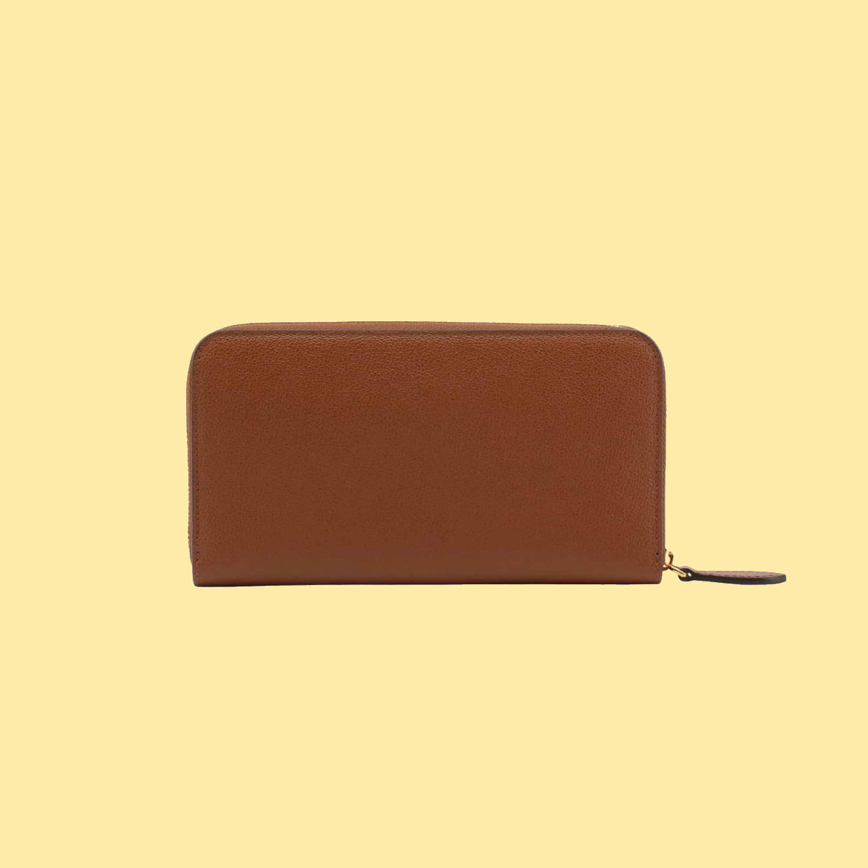 Burberry Brown Leather Long Wallet