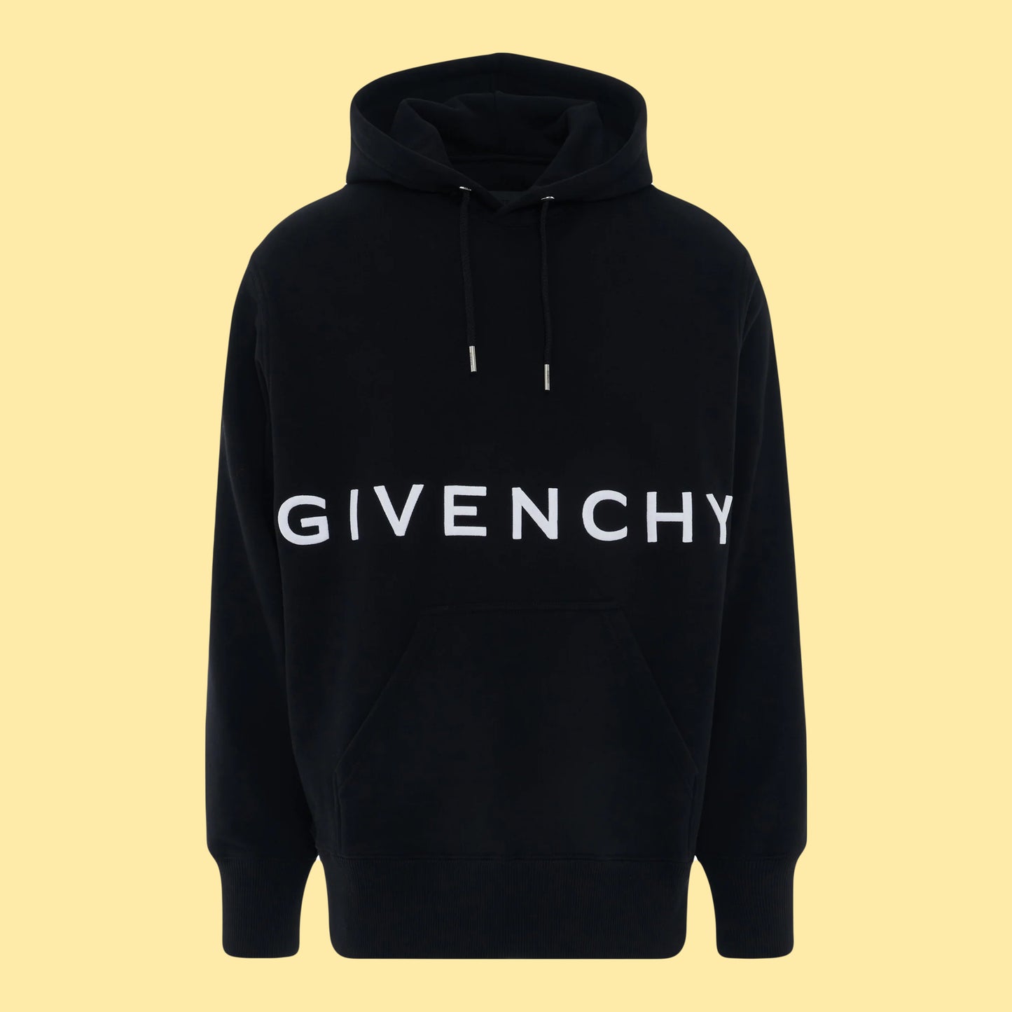 Givenchy 4G Embroidered Logo Classic Fit Hoodie - Black