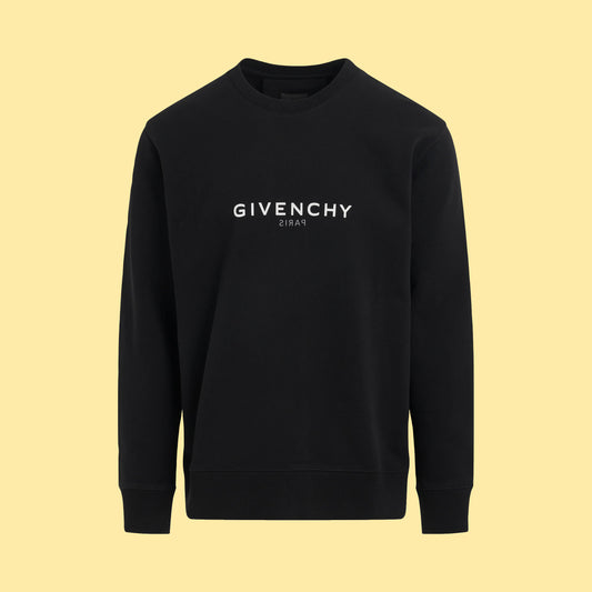 Givenchy Reverse Logo Sweatshirt - Black