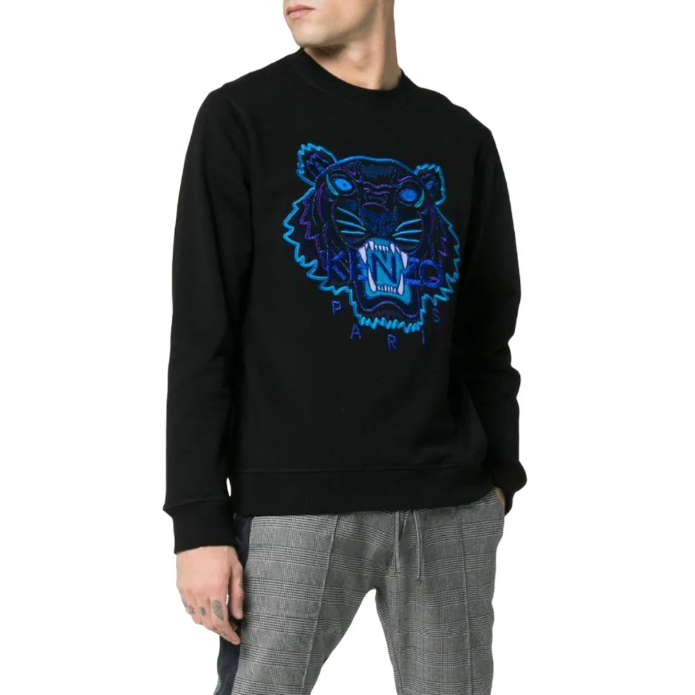 Kenzo Tiger Sweatshirt - Black/Blue