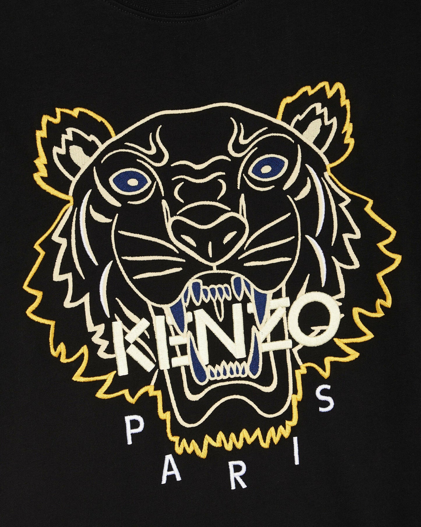 Kenzo Embroidered Tiger T-shirt - Black/Yellow