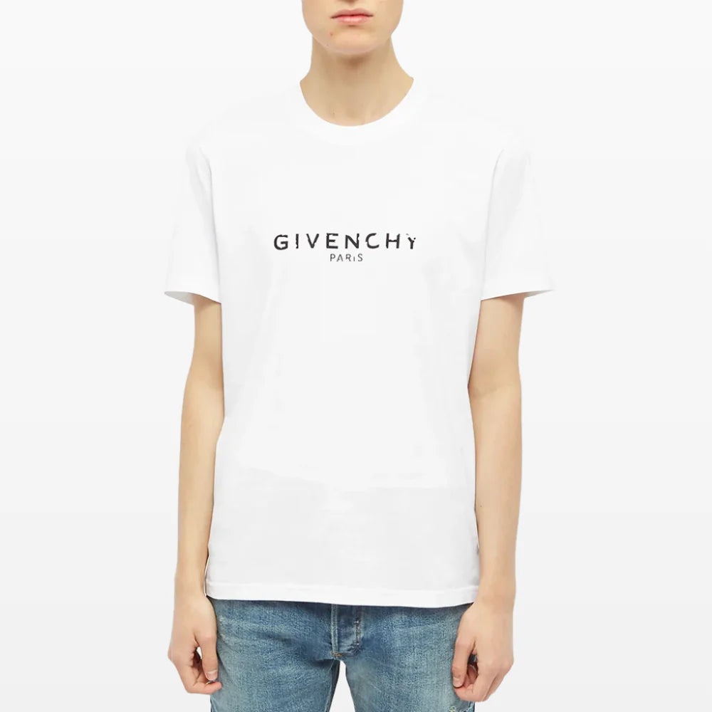 Givenchy Paris Logo Oversize T-Shirt - White