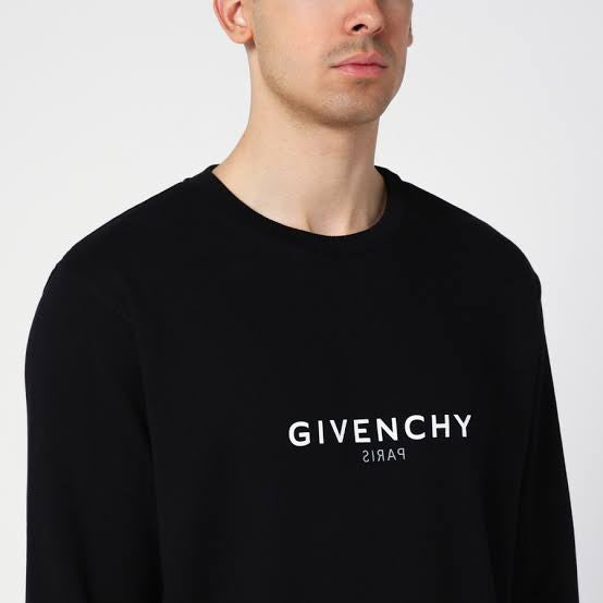 Givenchy Reverse Logo Sweatshirt - Black