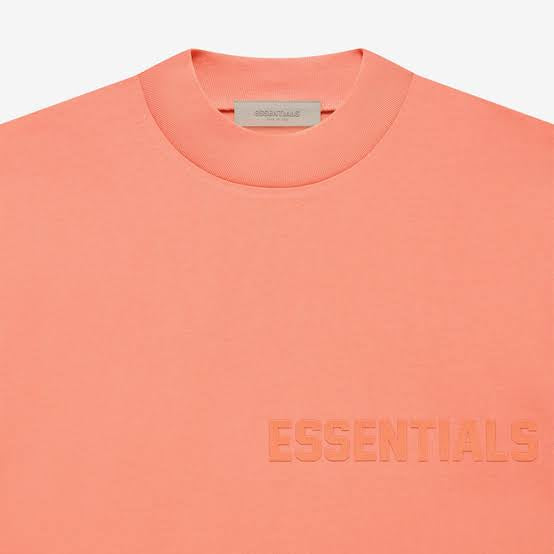 Essentials FW22 T-Shirt - Coral