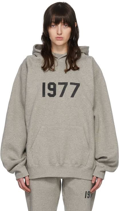 Essentials SS22 1977 Hoodie - Dark Oatmeal