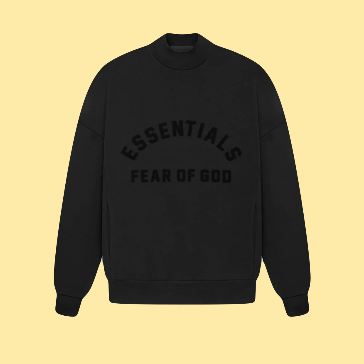 Essentials SS23 Crewneck - Jet Black