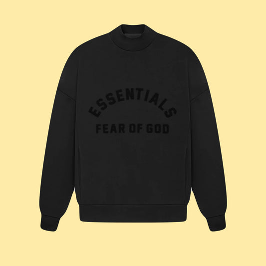 Essentials SS23 Crewneck - Jet Black