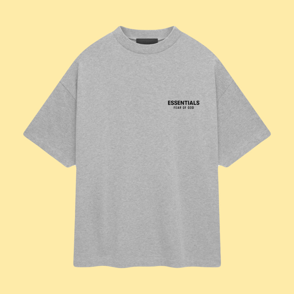 Essentials T-Shirt FW24 - Light Heather Grey