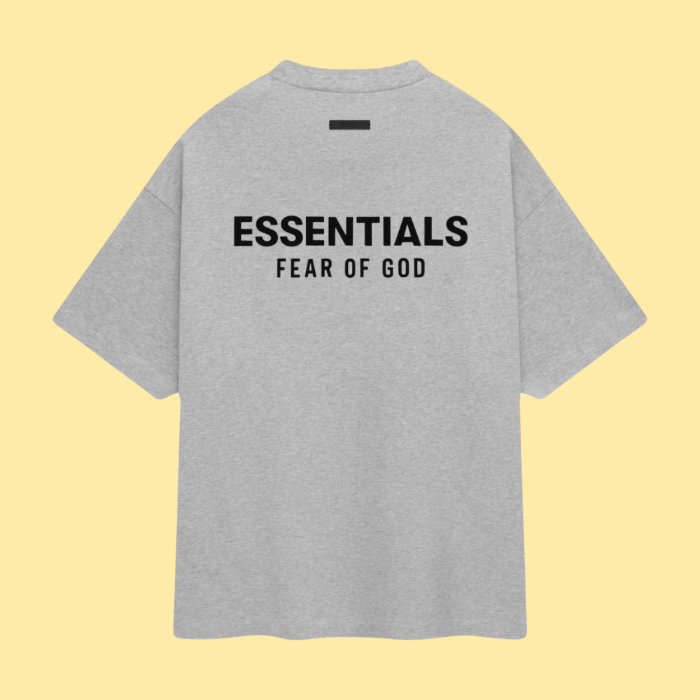 Essentials T-Shirt FW24 - Light Heather Grey