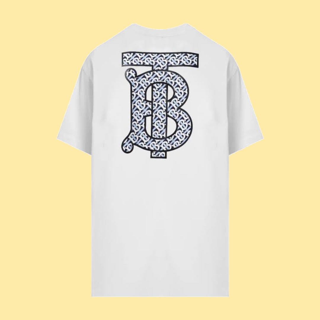 Burberry TB Logo - White/Light Blue