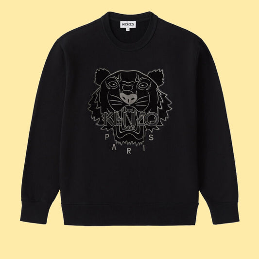 Kenzo Tiger Sweatshirt - Black/Black