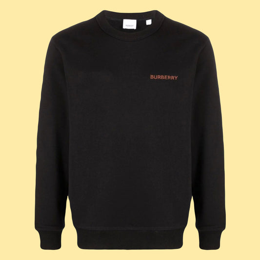 Burberry TB Embroidered Sweatshirt - Black