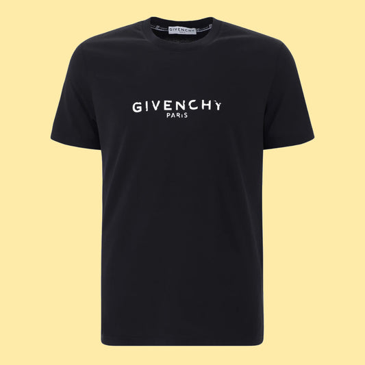 Givenchy Paris Logo Oversize T-Shirt - Black