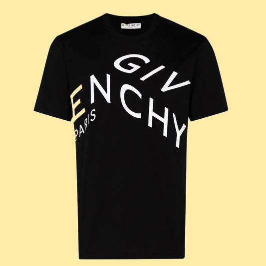 Givenchy Refracted Logo T-Shirt - Black