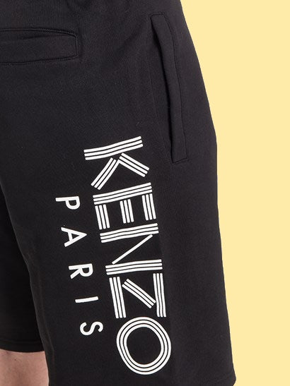 Kenzo Logo Shorts - Black